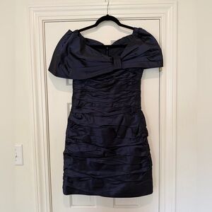Rickie Freeman for Teri Jon One Shoulder Midnight Dress